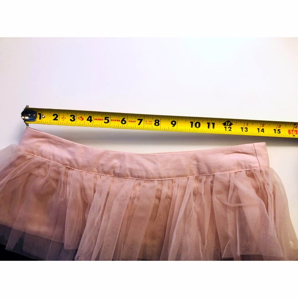 Anthropologie Pink Ombre Tiered Tulle Midi Skirt - Picture 16 of 16